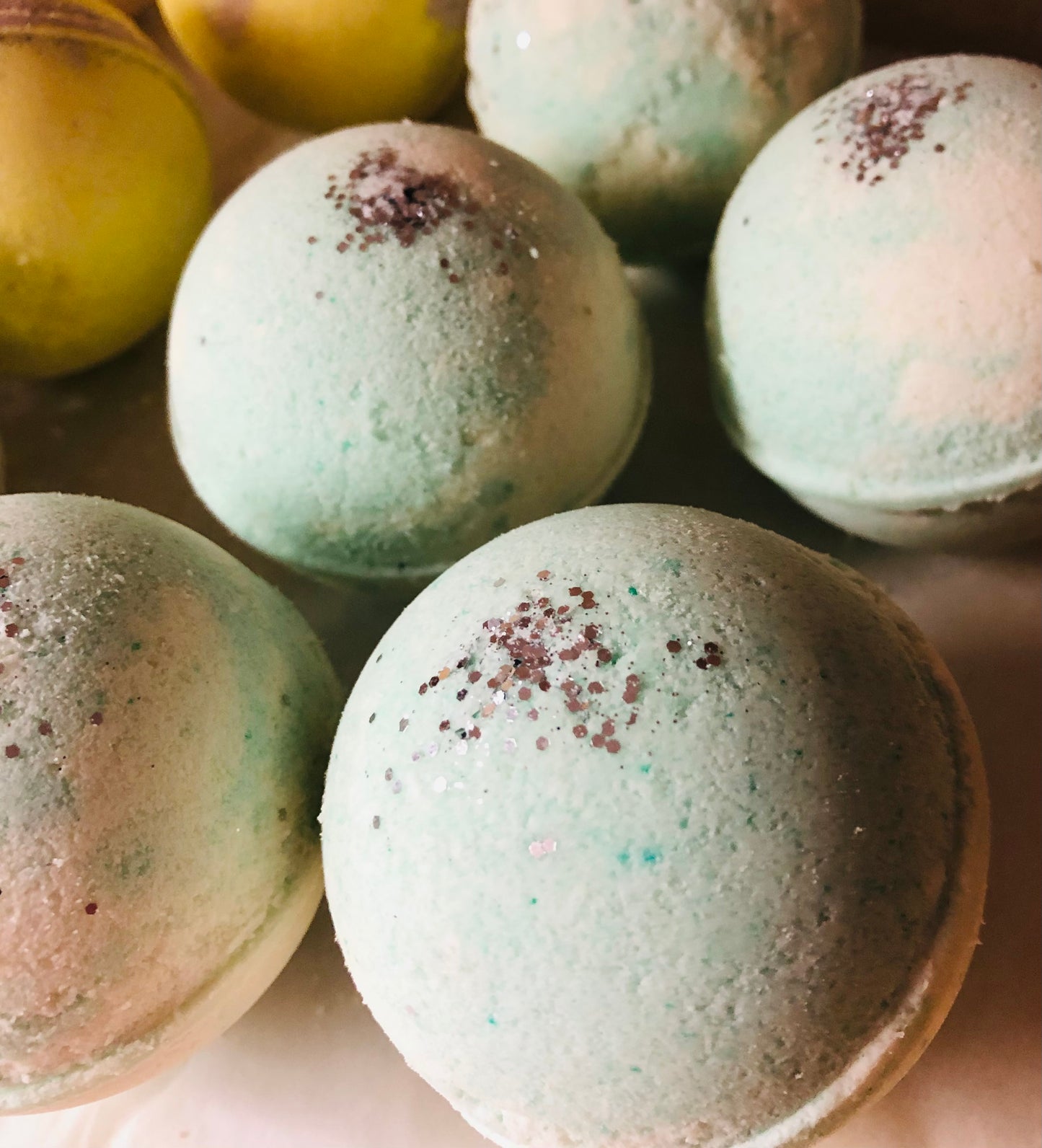 Badekugel „Coco-lime“