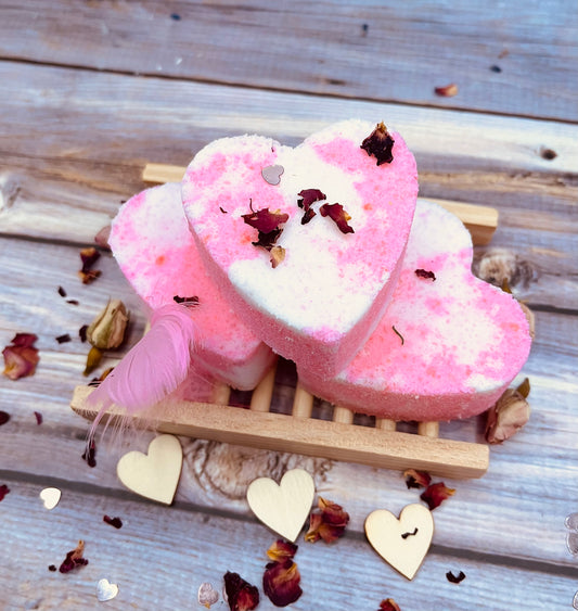 Badeherz „English Rose“